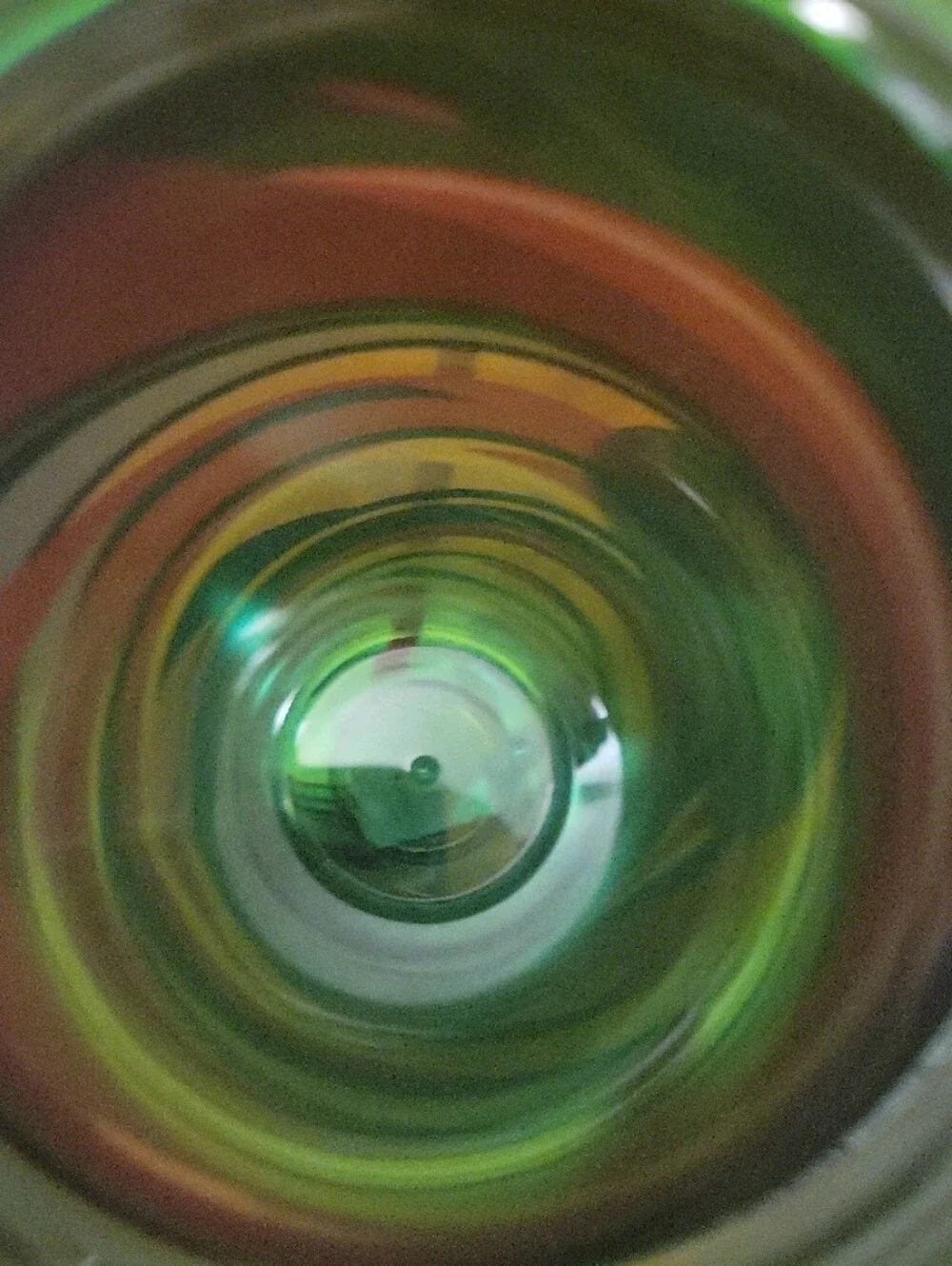 Starbucks Multicolor Iridescent Swirl Tumbler with Red Straw